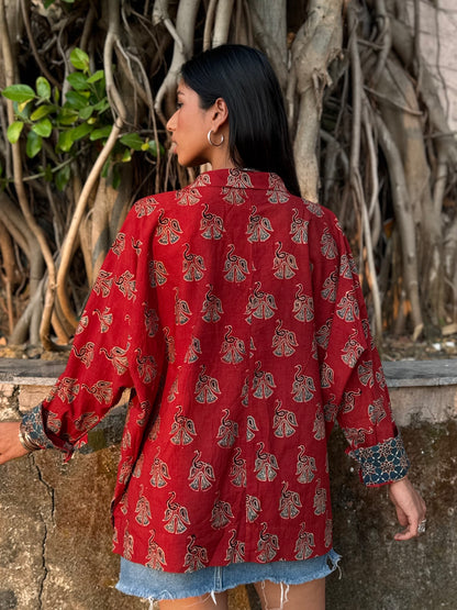 Morni Ajrakh Cotton Shirt