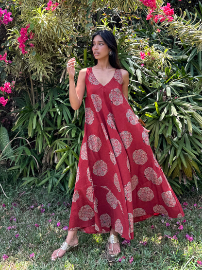 Maati Ajrakh dress