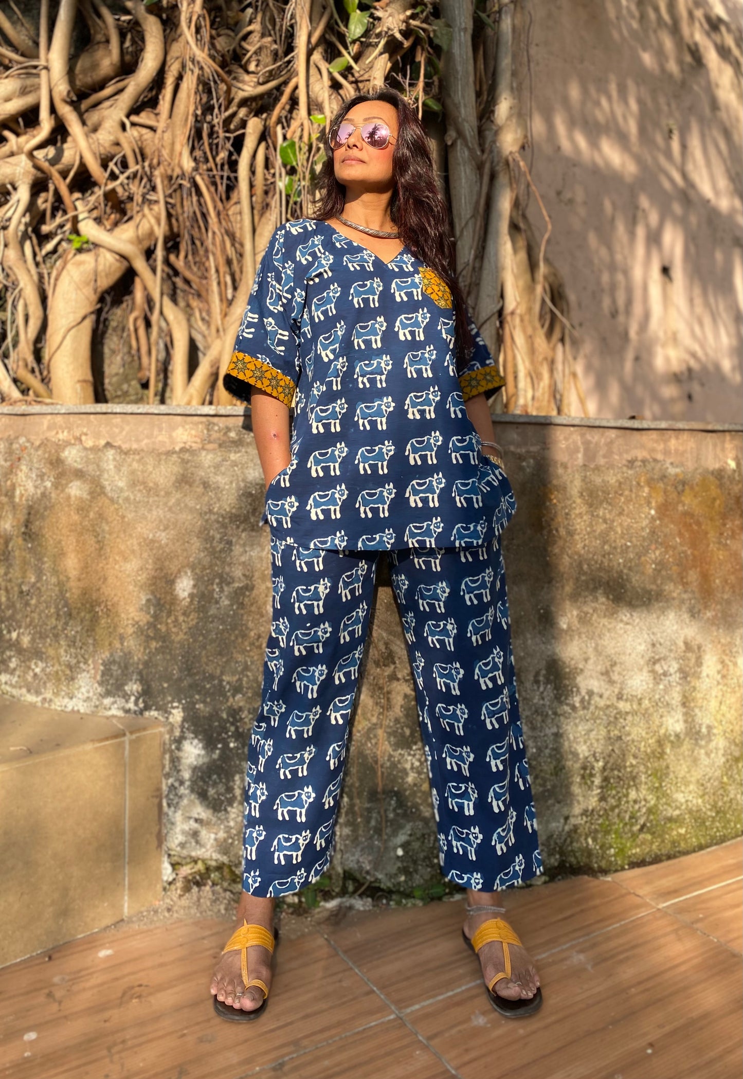 Cow Top & pant co-ord set