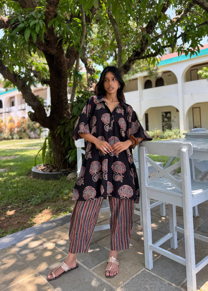 Kavya Ajrakh Co-ord with Afghani Pants