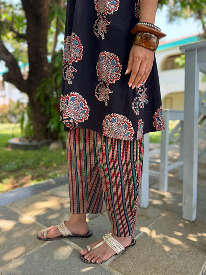Kavya Ajrakh Co-ord with Afghani Pants