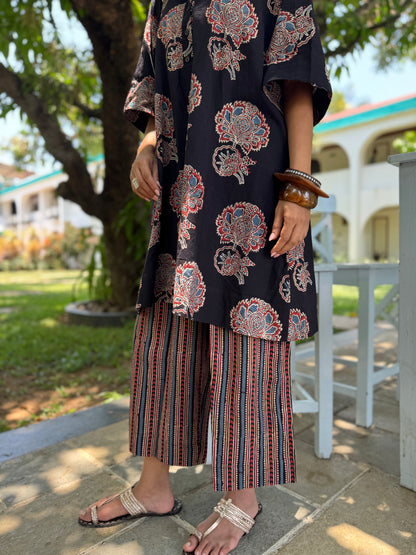 Kavya Ajrakh Co-ord with Culottes