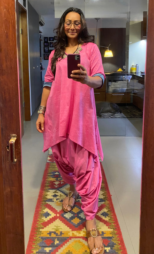 Baby pink Harem co-ord set