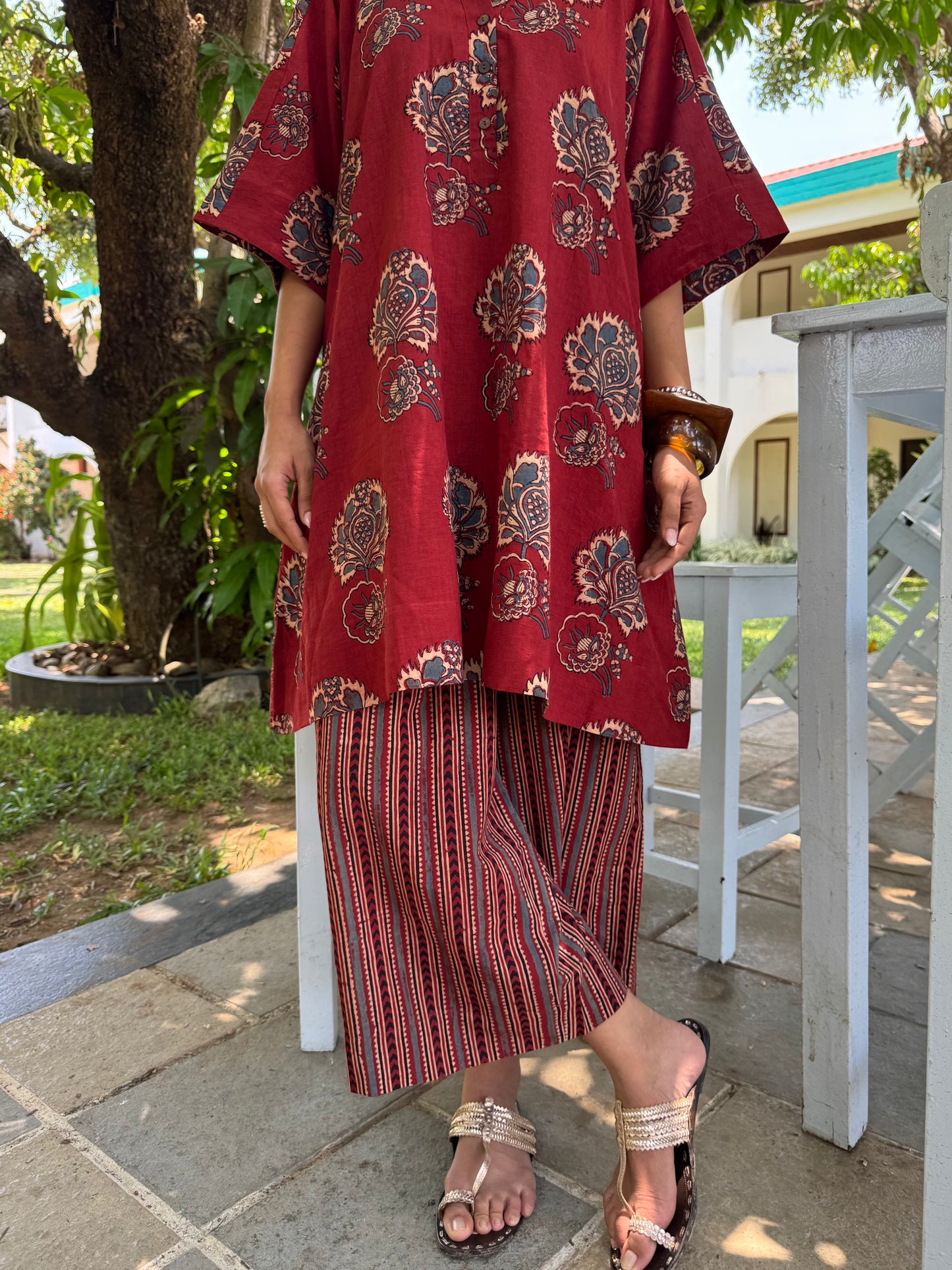 Ruhani Ajrakh Co-ord with Culottes