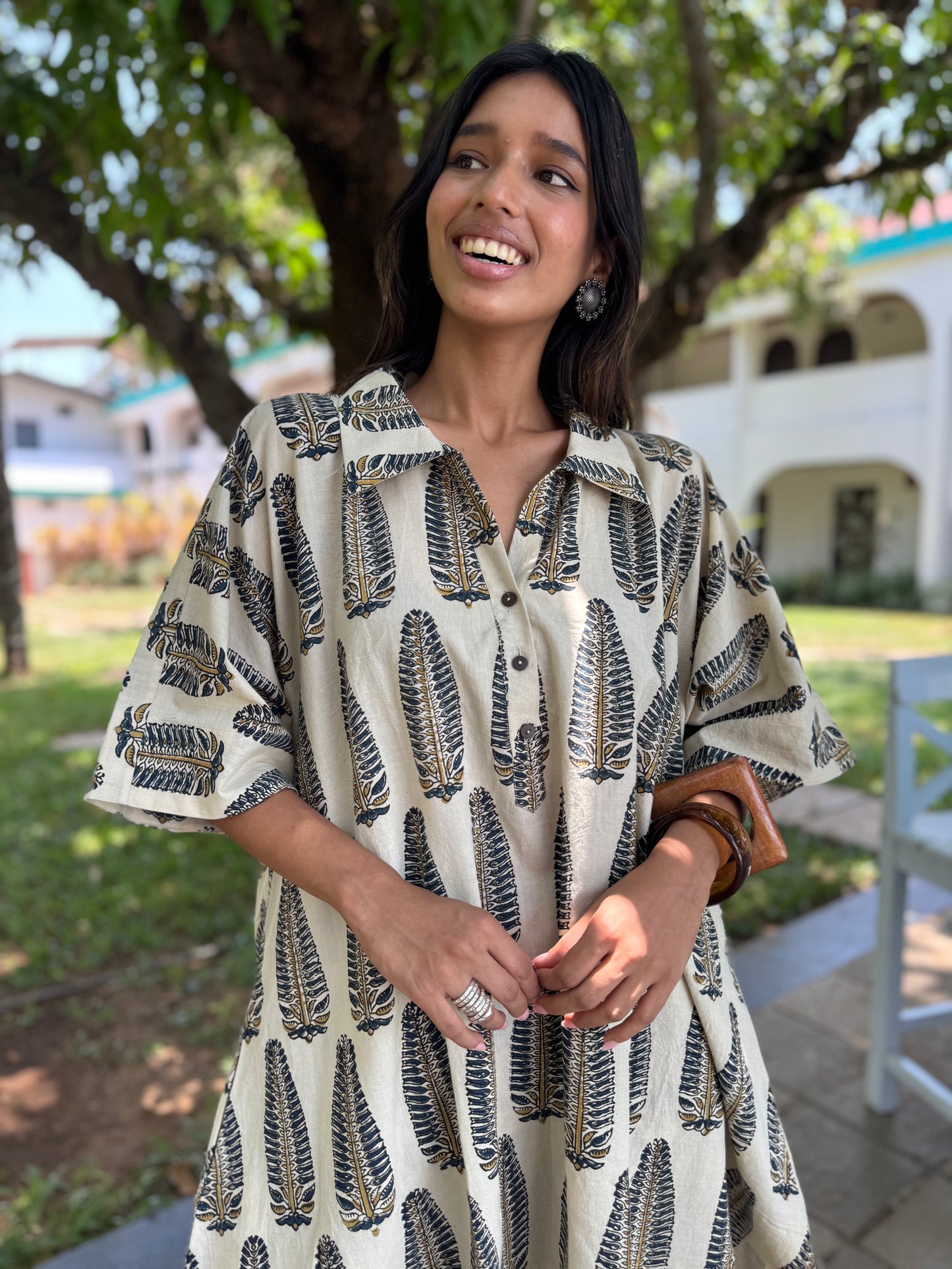 Anaar Ajrakh Co-ord with Culottes