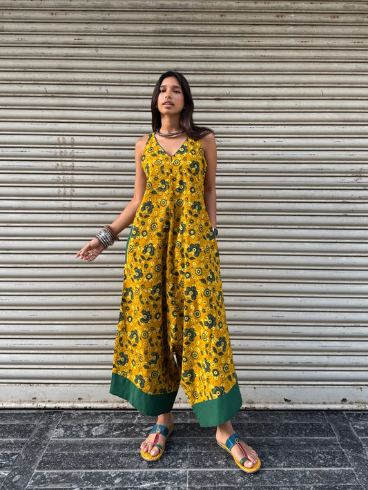 Sunehri Ajrakh Suhaani Jumpsuit