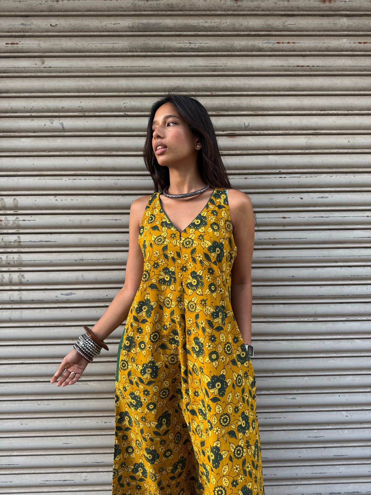 Sunehri Ajrakh Suhaani Jumpsuit