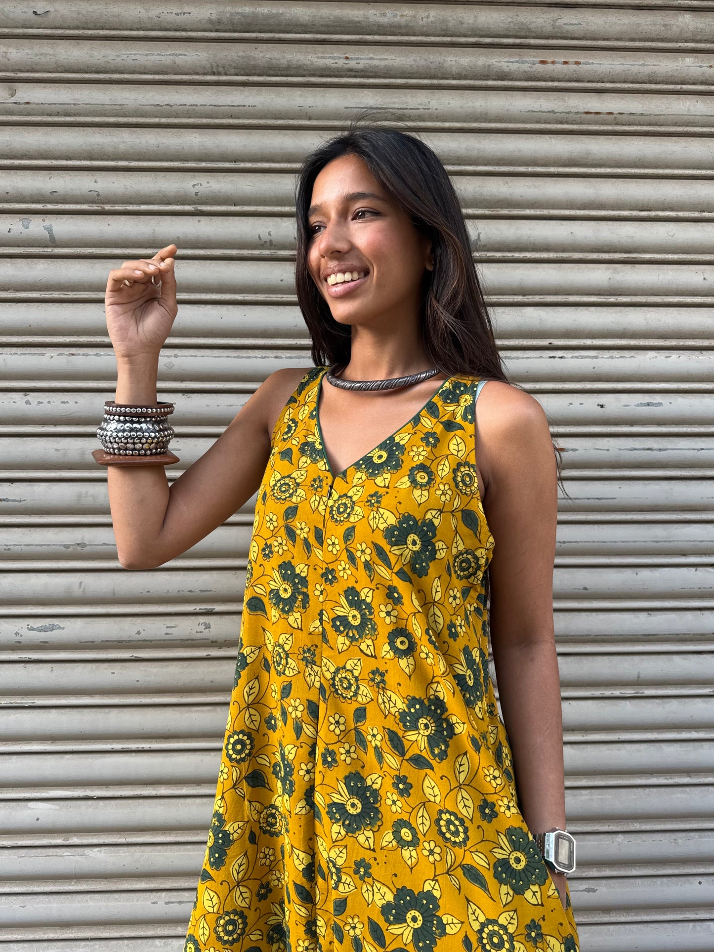 Sunehri Ajrakh Suhaani Jumpsuit