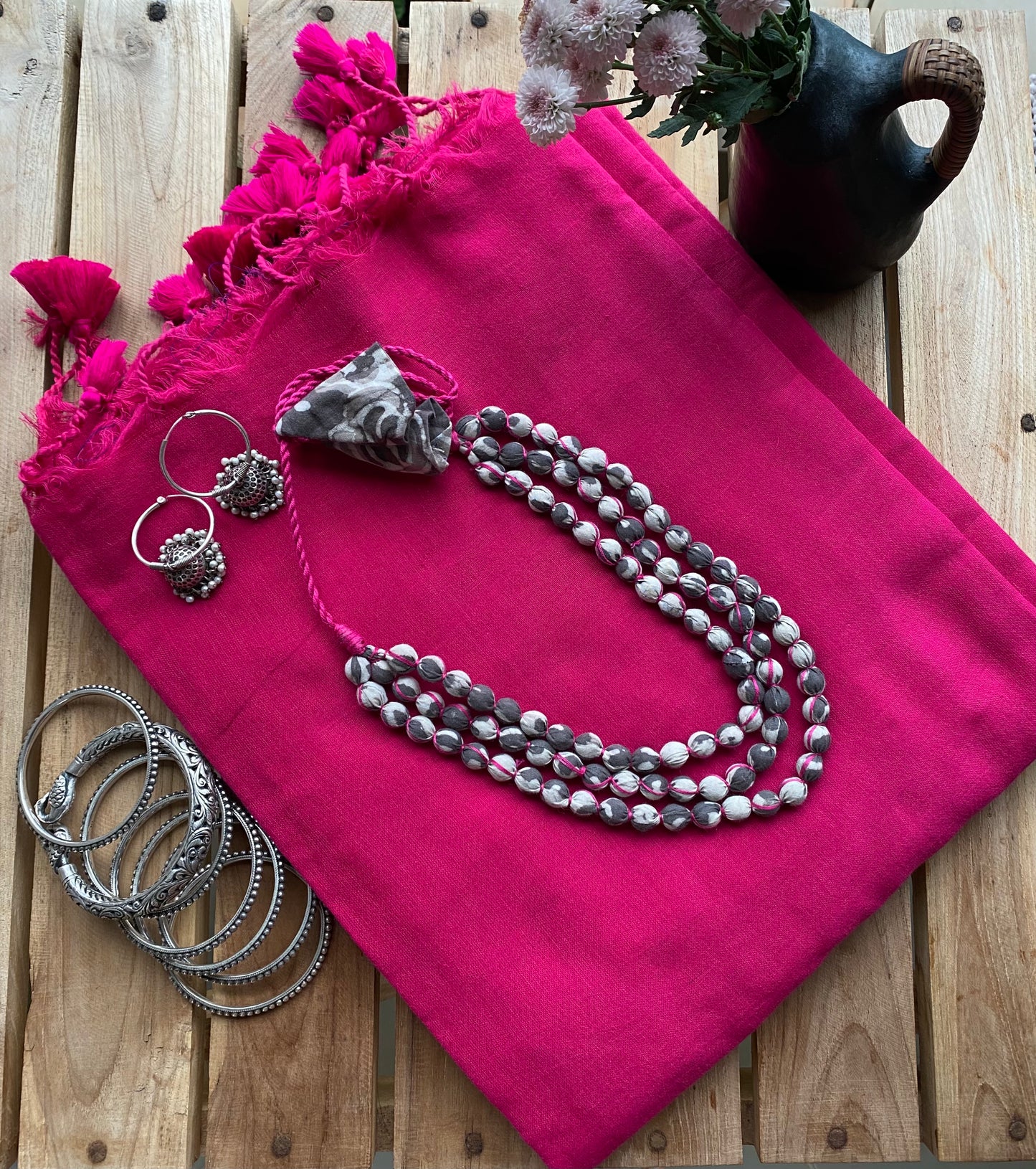 Rani Mul Cotton Saree