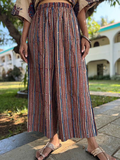 Aabha Ajrakh Co-ord with Culottes