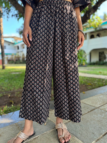 Kaashi Ajrakh Co-ord with Culottes