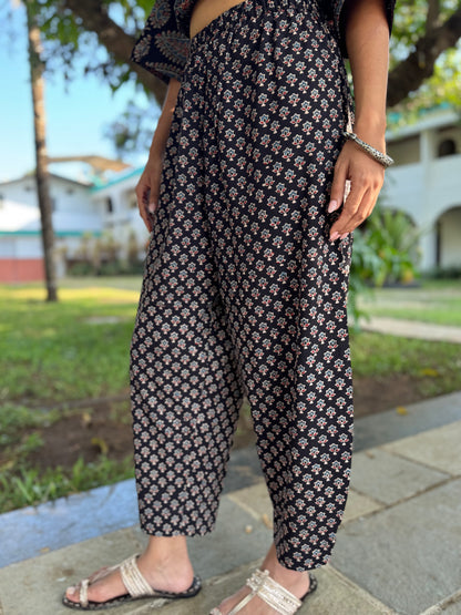 Kaashi Ajrakh Co-ord with Afghani Pants