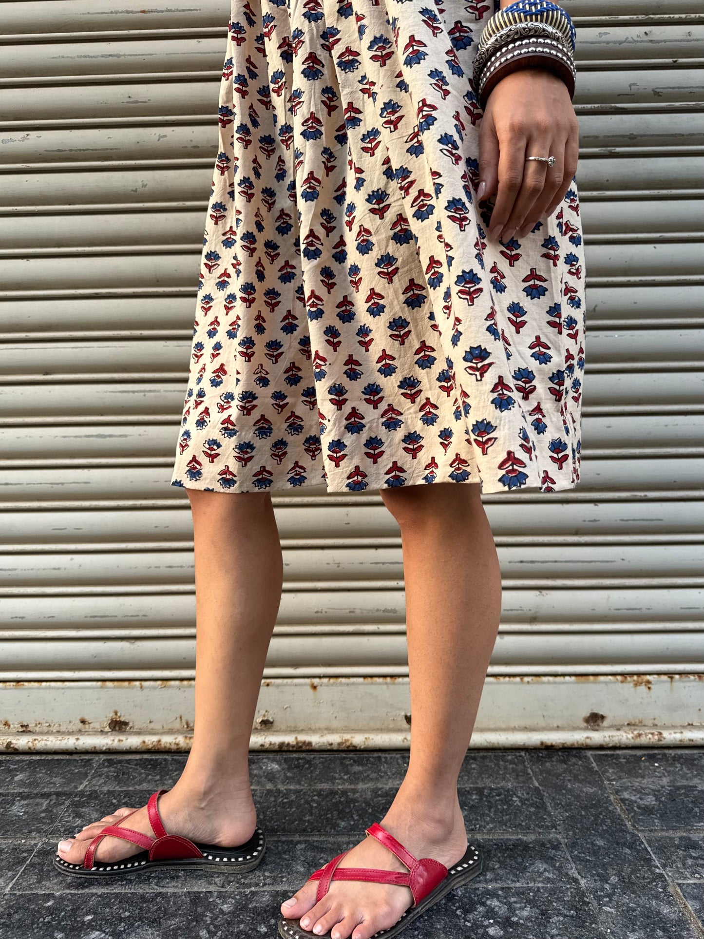 Kora Chulbuli Cotton Dress (READY TO DISPATCH)