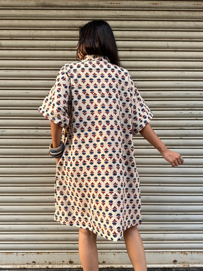 Kora Chulbuli Cotton Dress (READY TO DISPATCH)