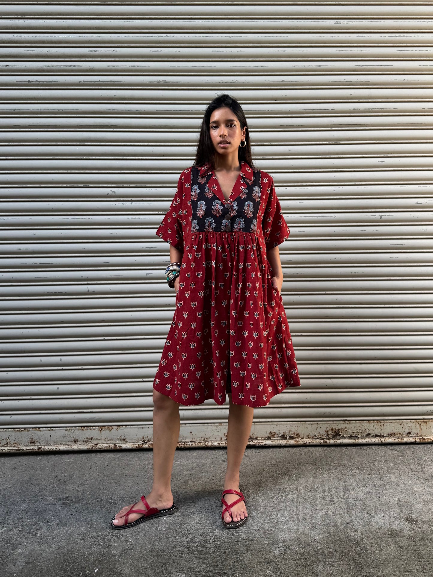 Lotus Chulbuli Cotton Dress (READY TO DISPATCH)