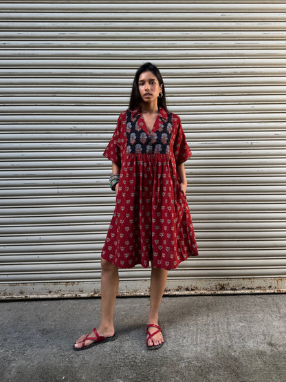 Lotus Chulbuli Cotton Dress (READY TO DISPATCH)