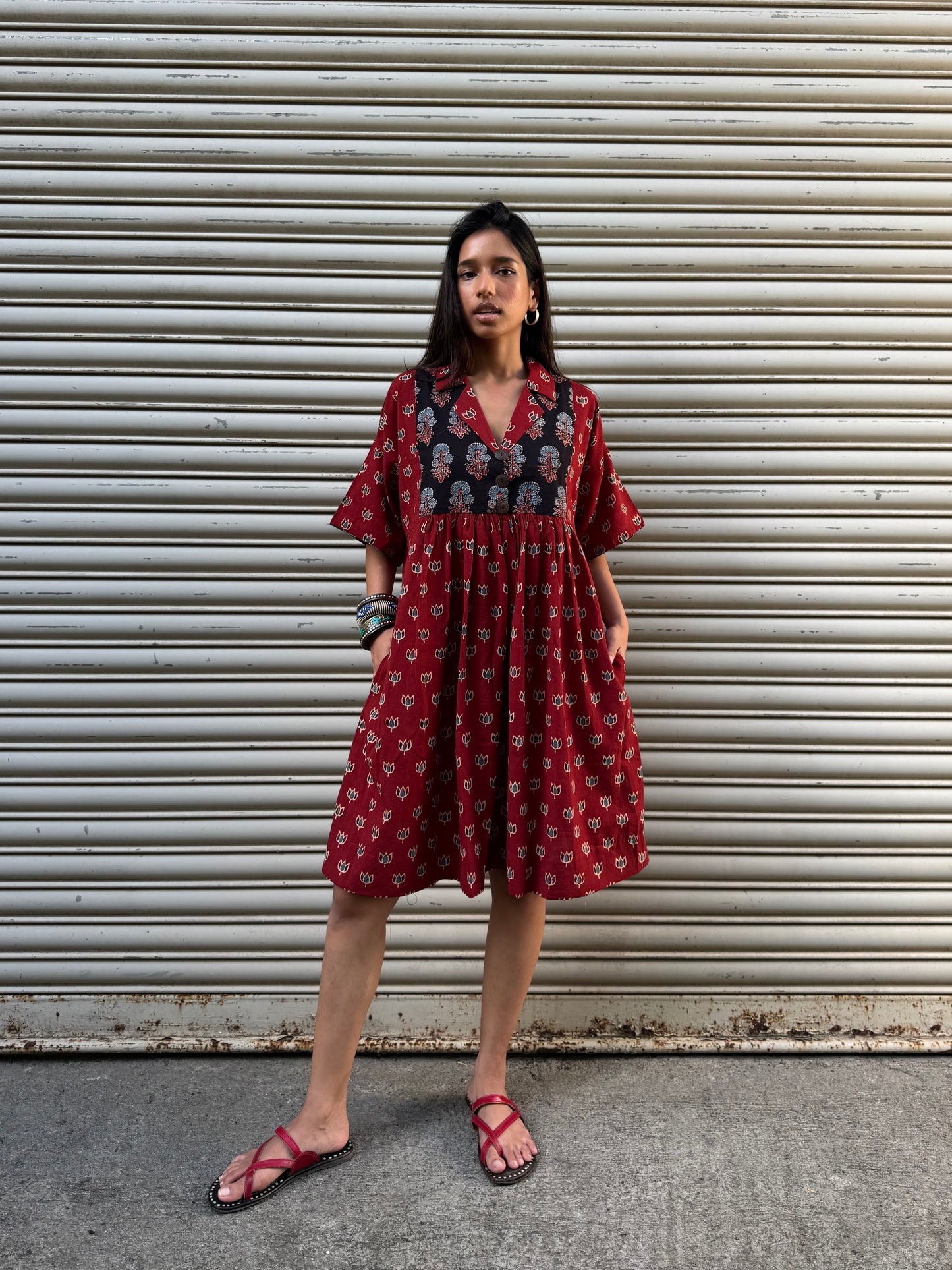 Lotus Chulbuli Cotton Dress (READY TO DISPATCH)