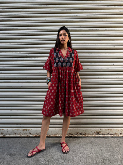 Lotus Chulbuli Cotton Dress (READY TO DISPATCH)
