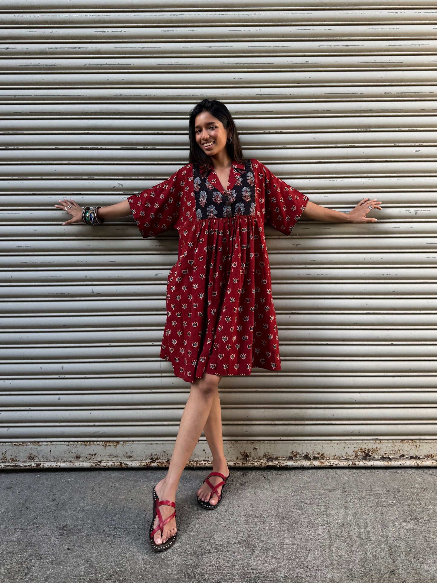Lotus Chulbuli Cotton Dress (READY TO DISPATCH)