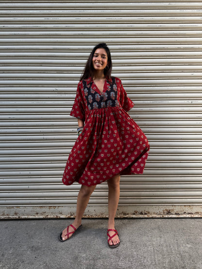 Lotus Chulbuli Cotton Dress (READY TO DISPATCH)