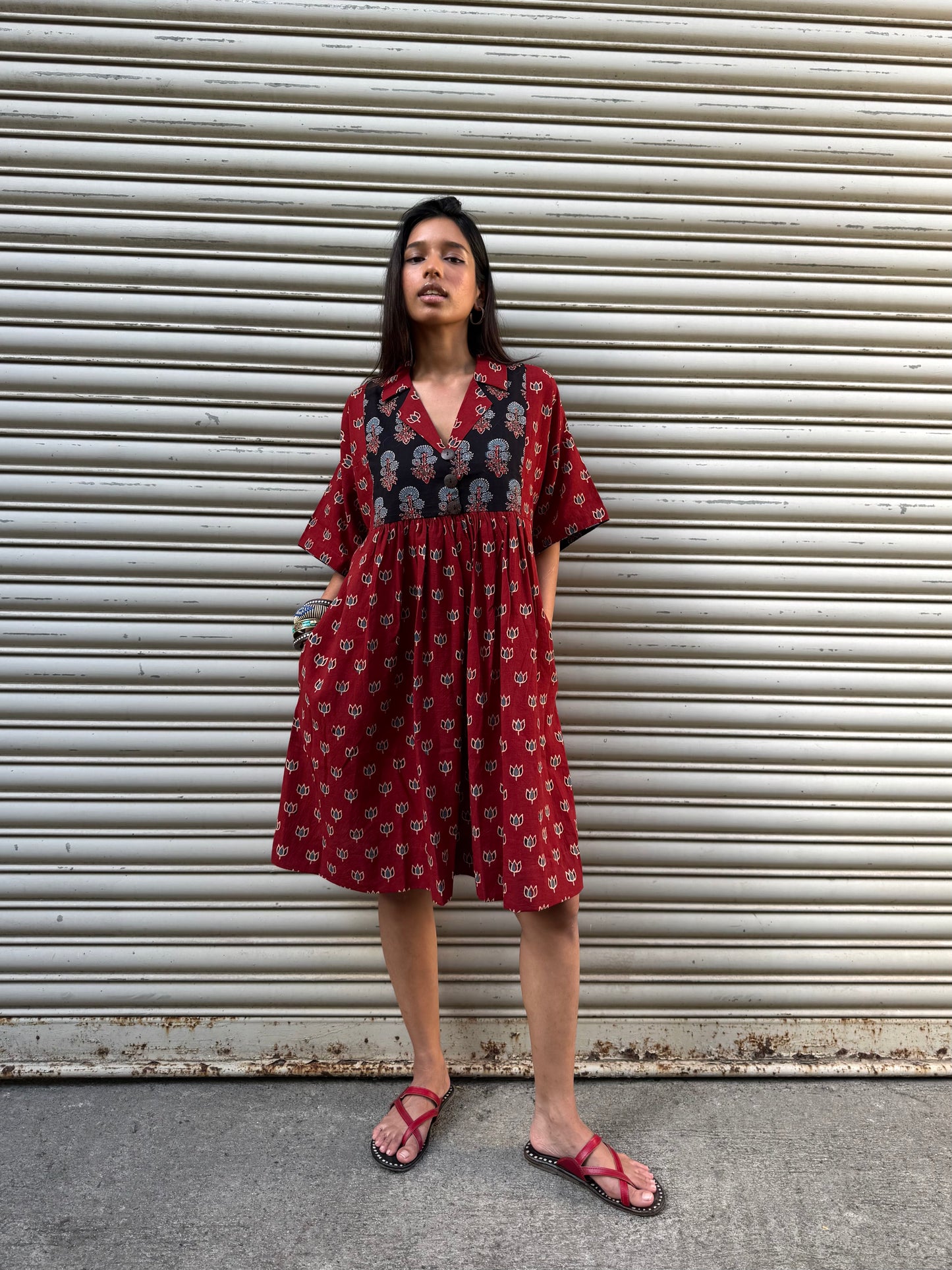 Lotus Chulbuli Cotton Dress (READY TO DISPATCH)