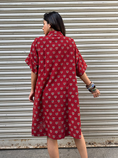 Lotus Chulbuli Cotton Dress (READY TO DISPATCH)