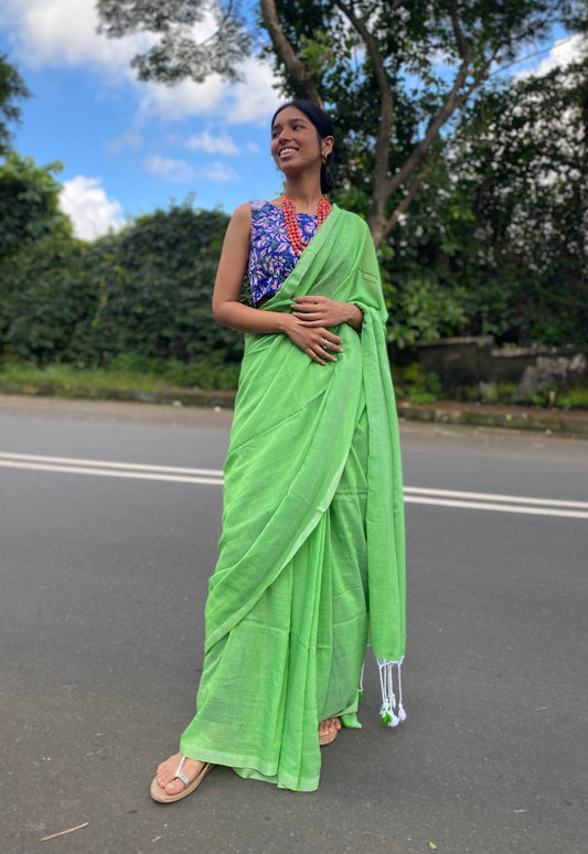 Peru Mul Cotton Saree