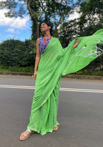 Peru Mul Cotton Saree