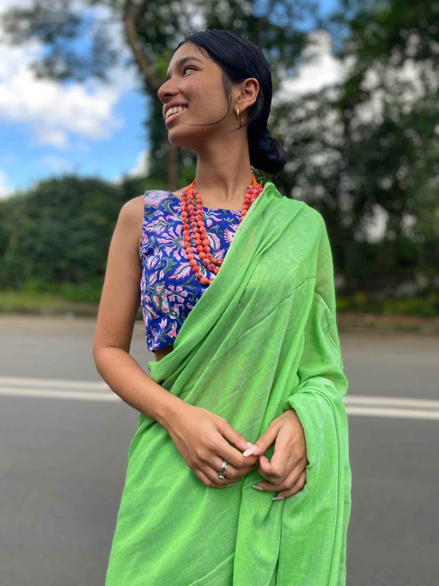 Peru Mul Cotton Saree