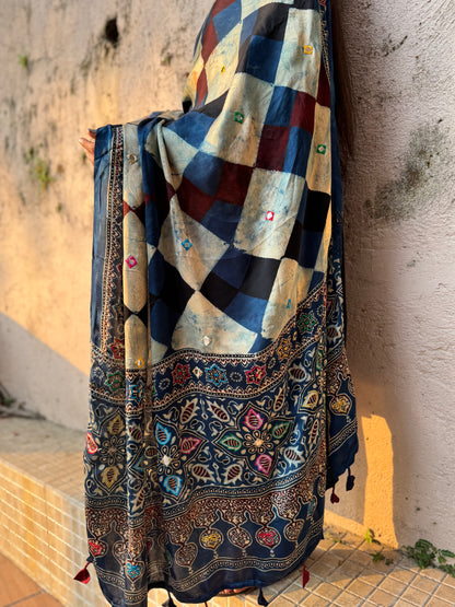 Noor Modal Silk Embroidered Dupatta