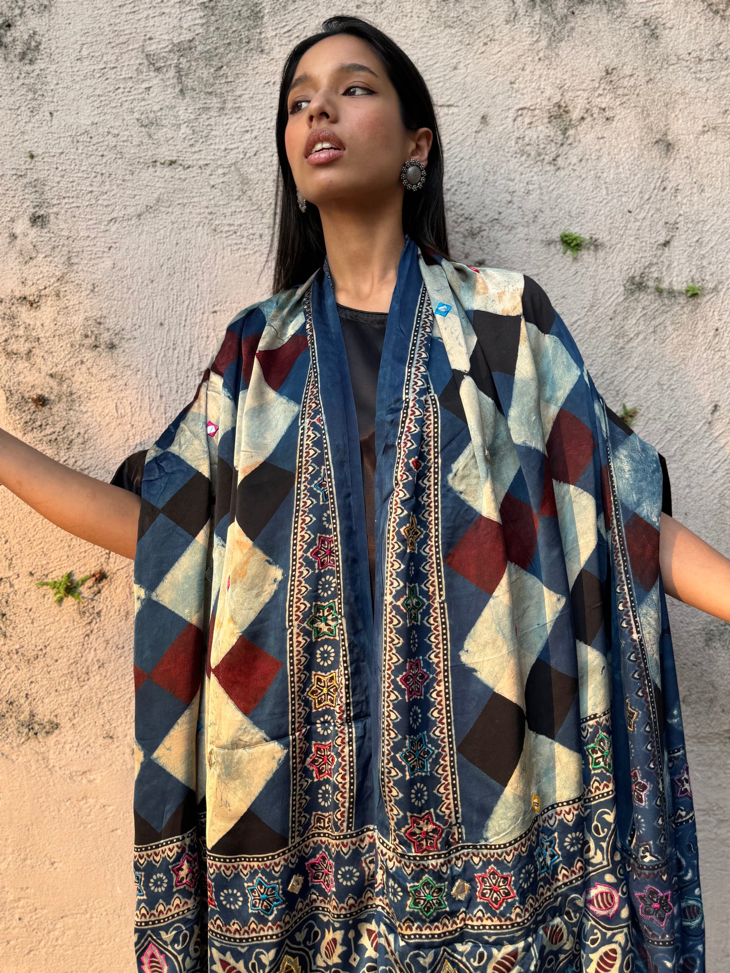 Noor Modal Silk Embroidered Dupatta