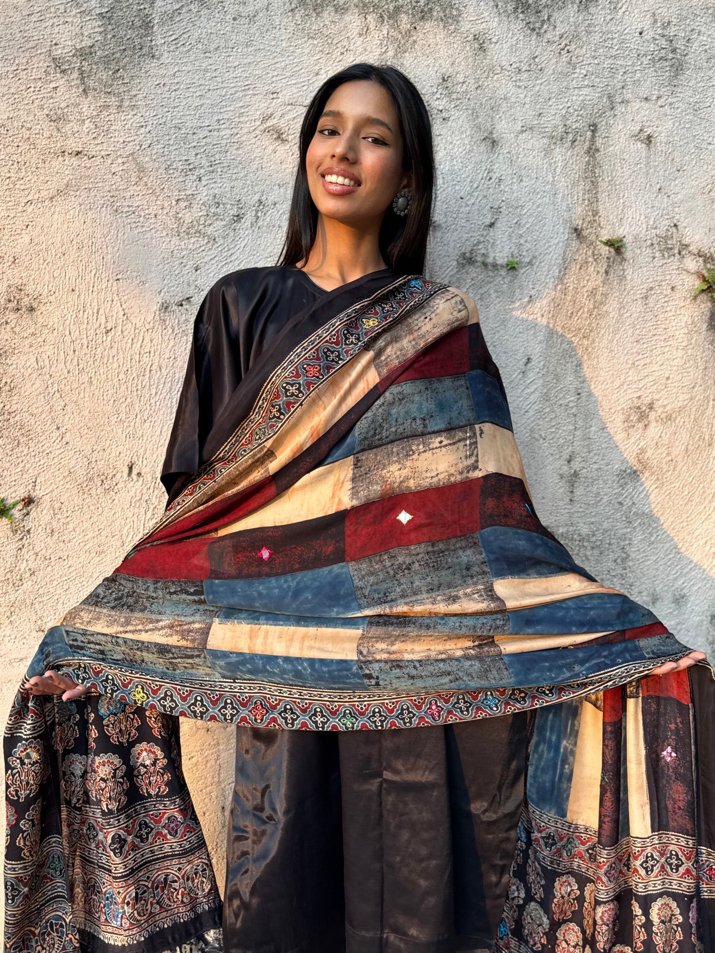 Anaya Modal Silk Embroidered Dupatta