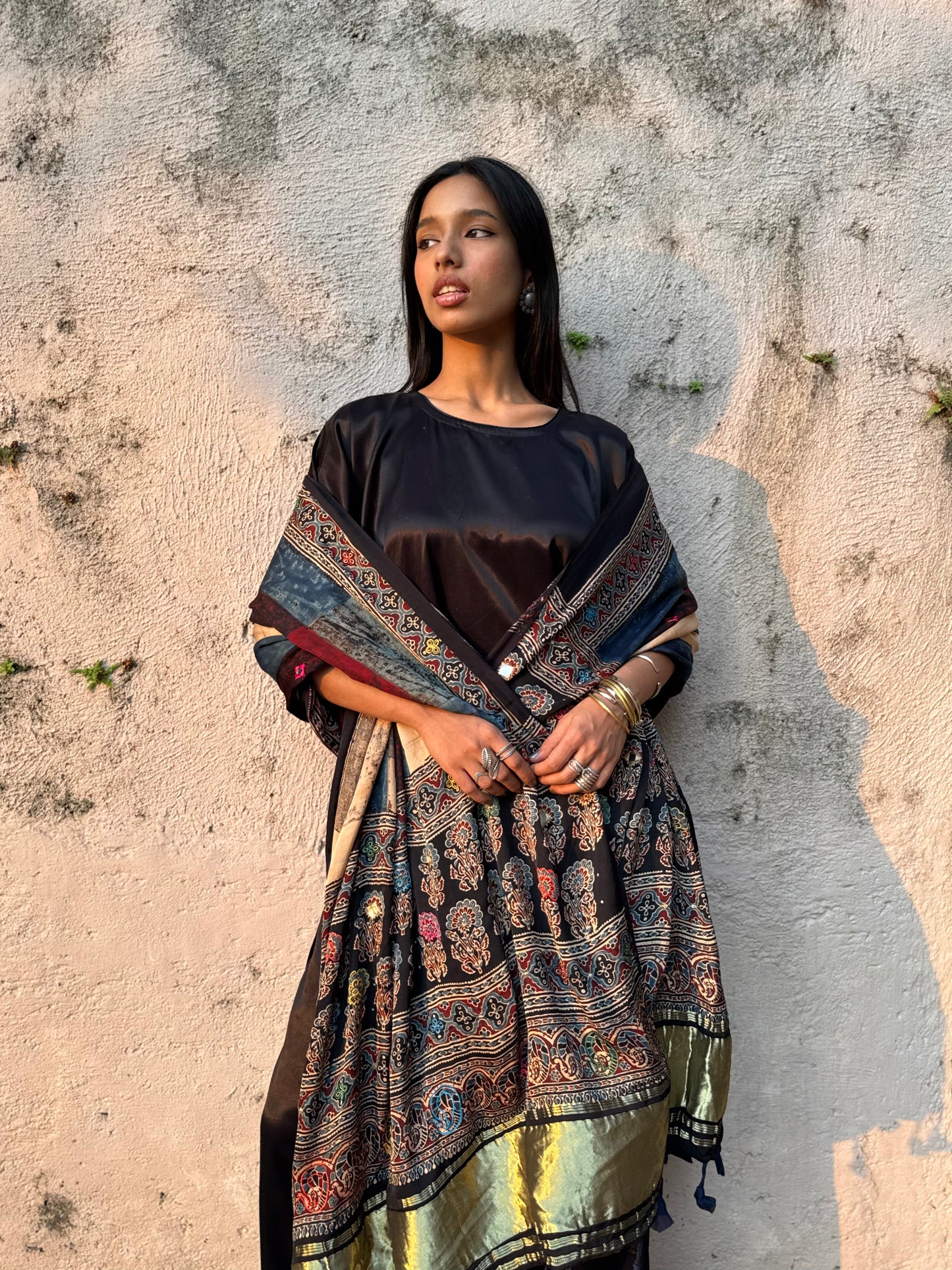 Anaya Modal Silk Embroidered Dupatta