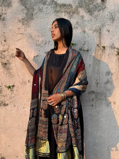 Anaya Modal Silk Embroidered Dupatta