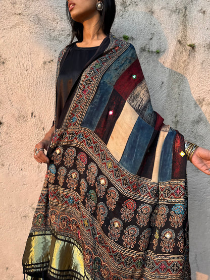 Anaya Modal Silk Embroidered Dupatta