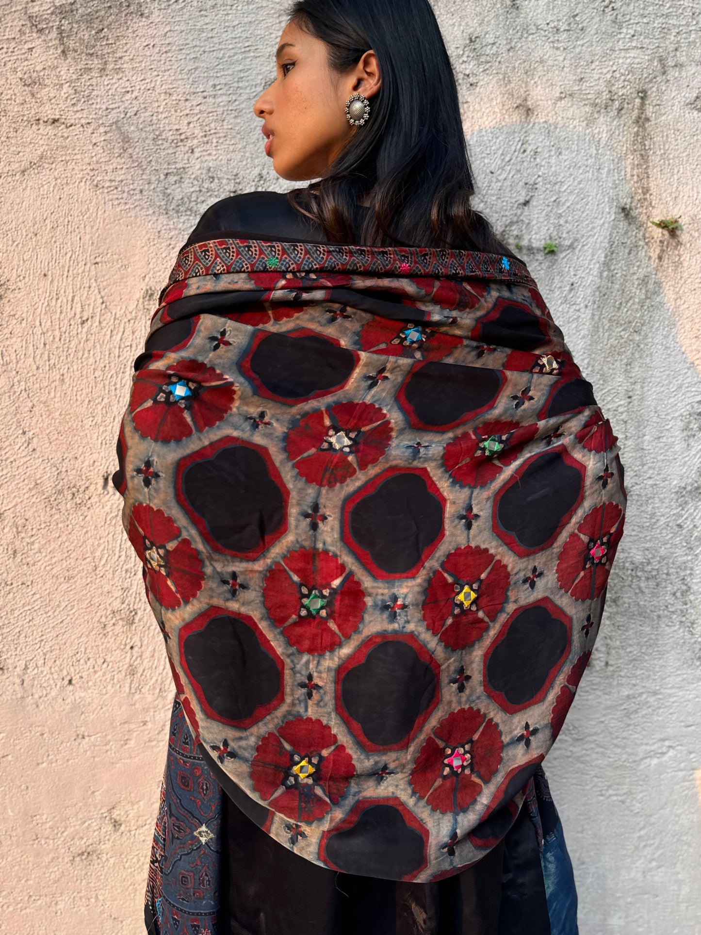 Meher Modal Silk Embroidered Dupatta