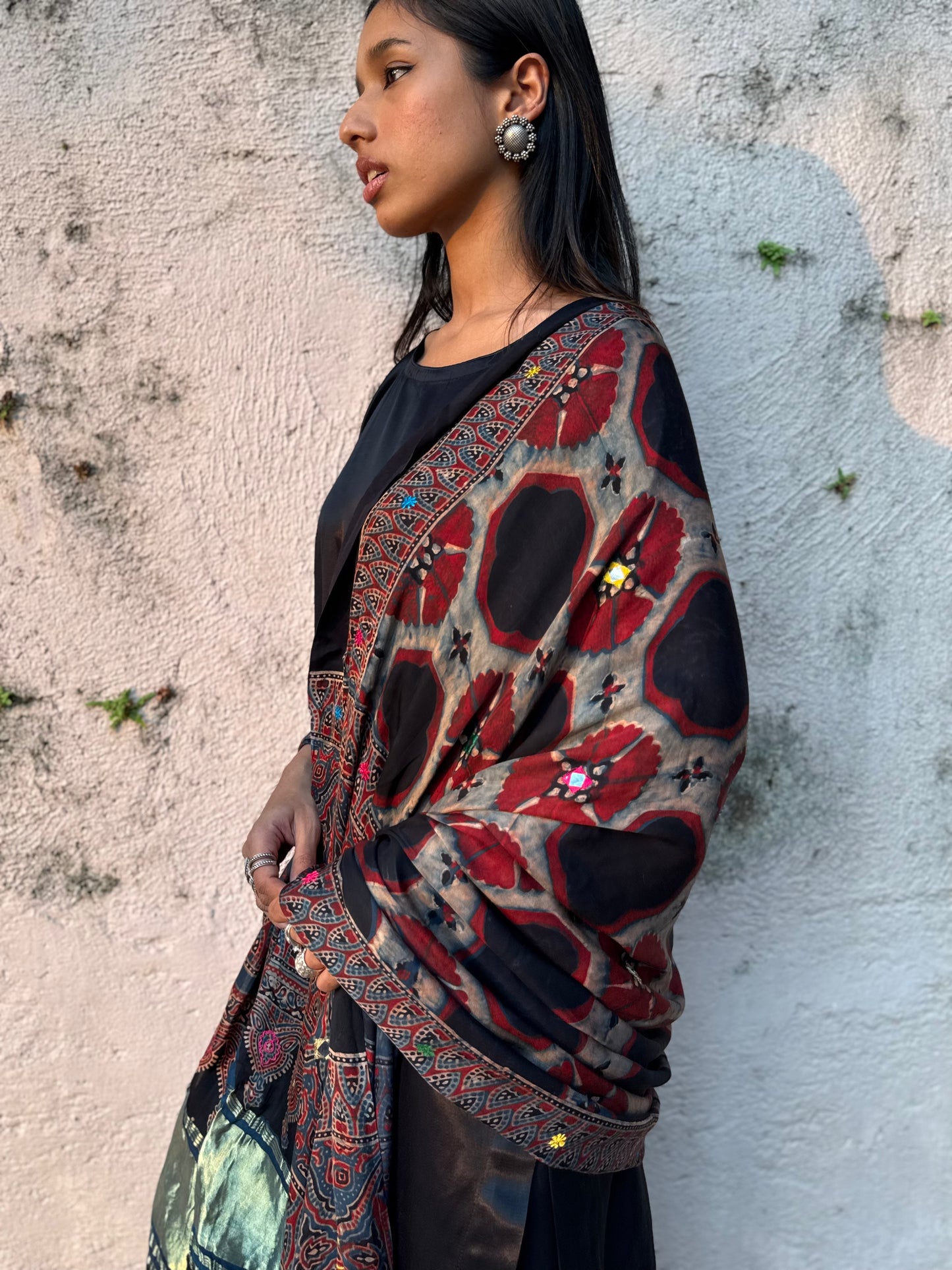 Meher Modal Silk Embroidered Dupatta