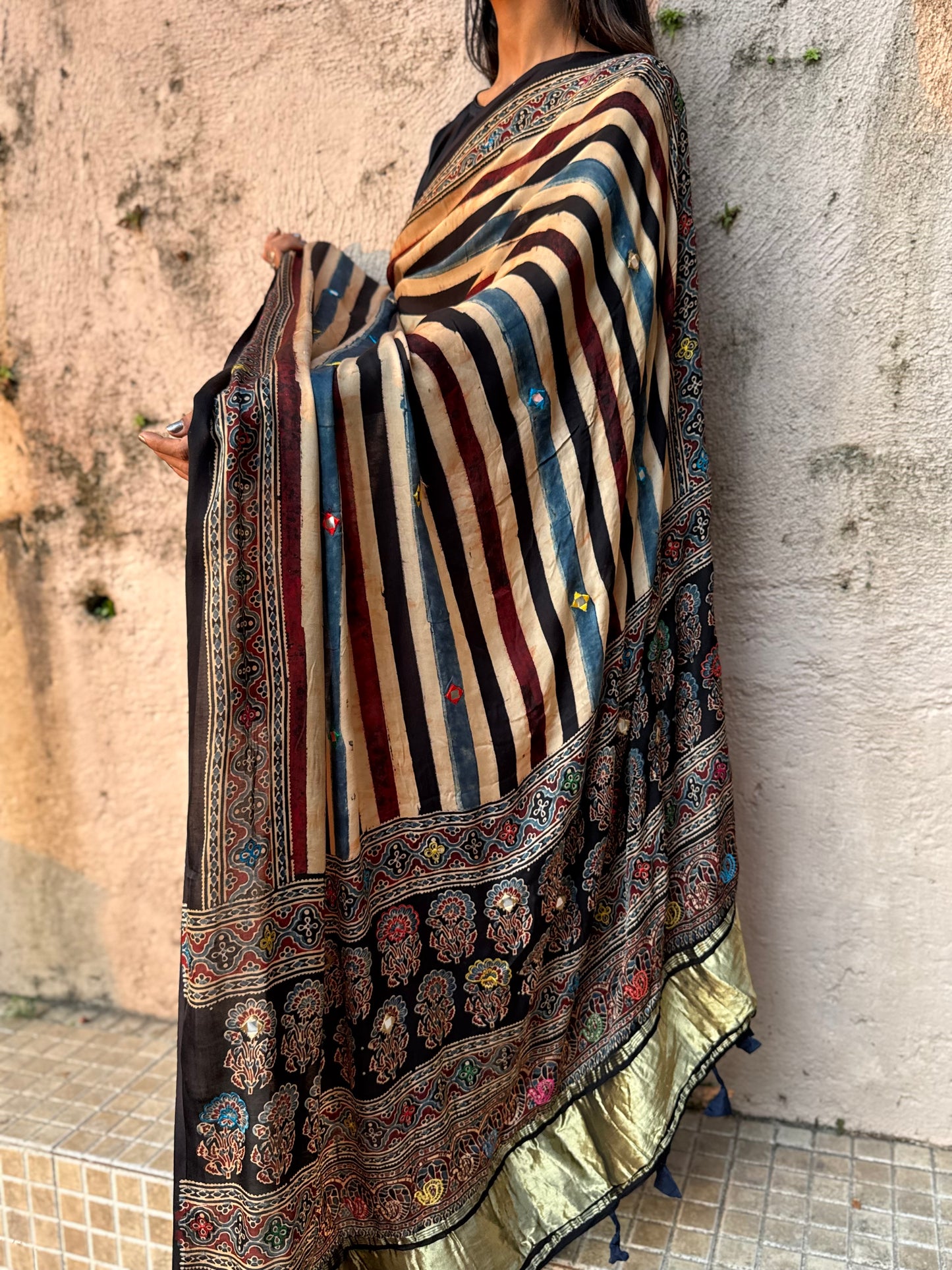 Roshni Modal Silk Embroidered Dupatta