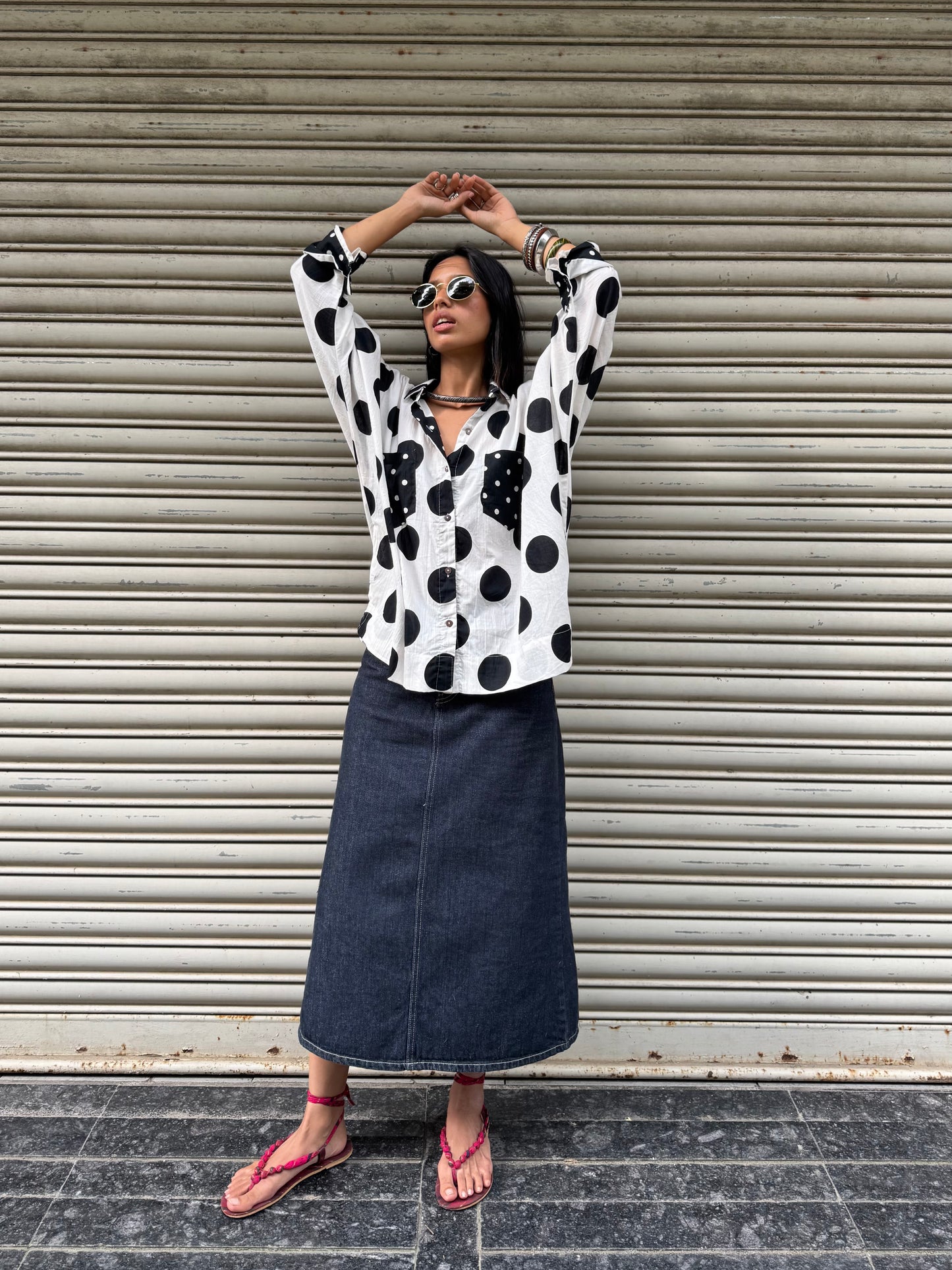 Pure Monochrome Cotton Shirt