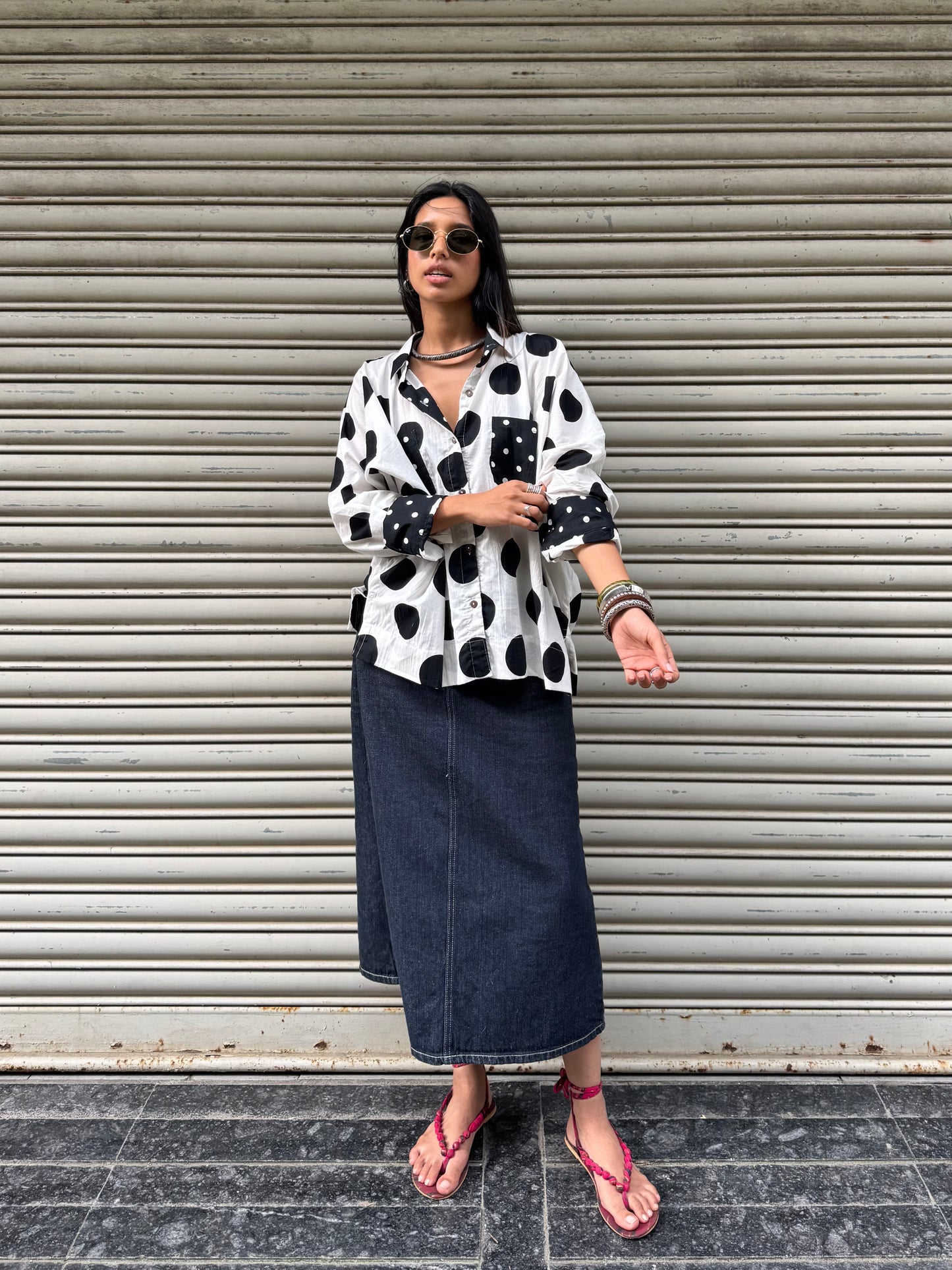Pure Monochrome Cotton Shirt