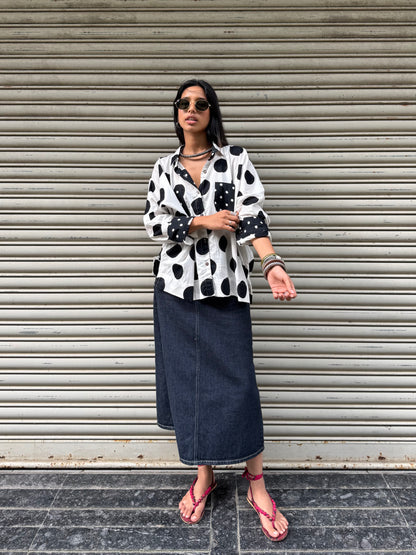 Pure Monochrome Cotton Shirt