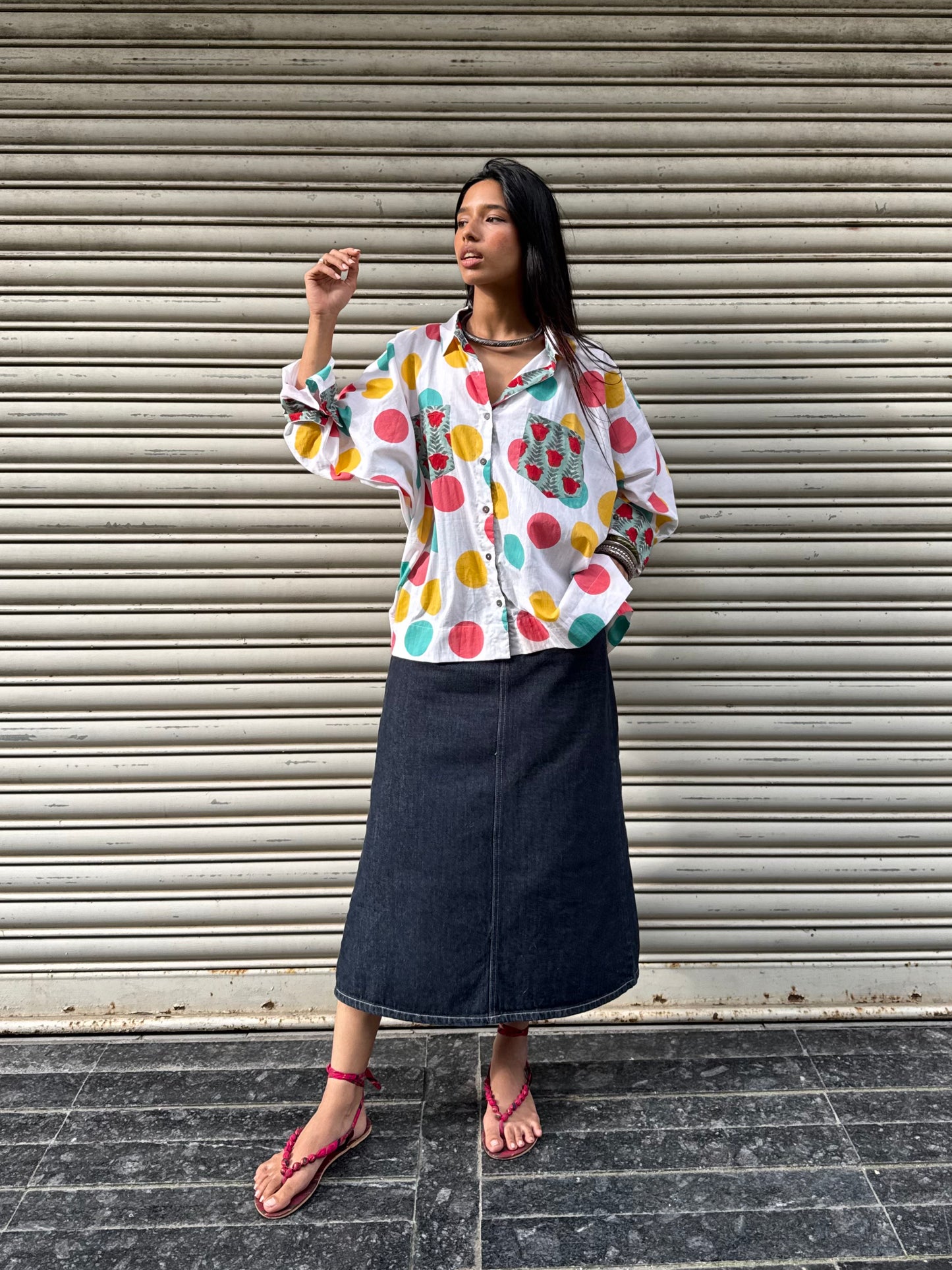 Sprinkles Cotton Shirt
