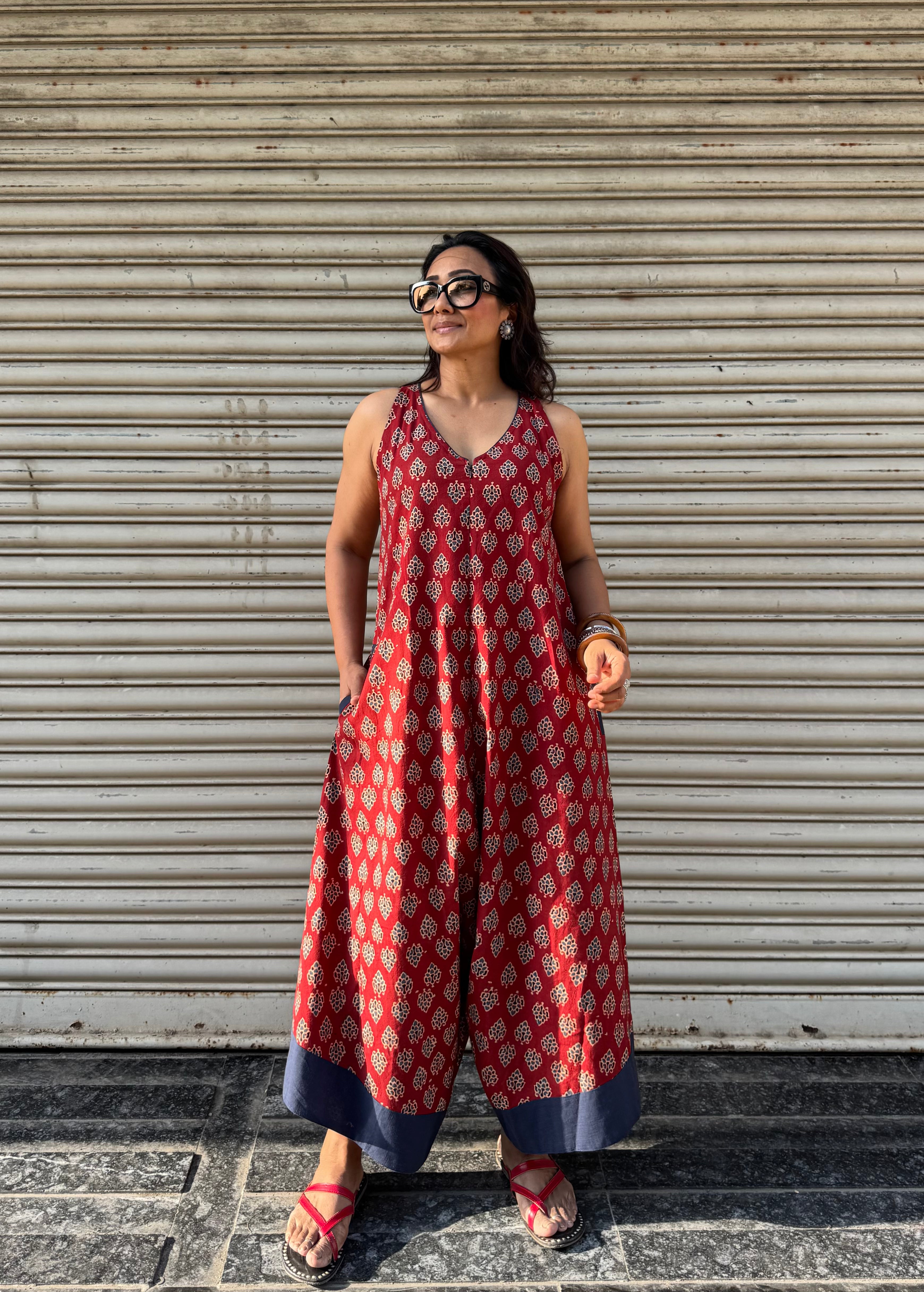 Mud Ajrakh Suhaani Jumpsuit