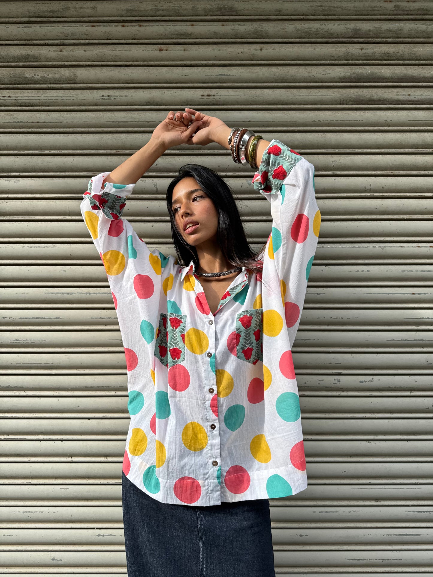 Sprinkles Cotton Shirt
