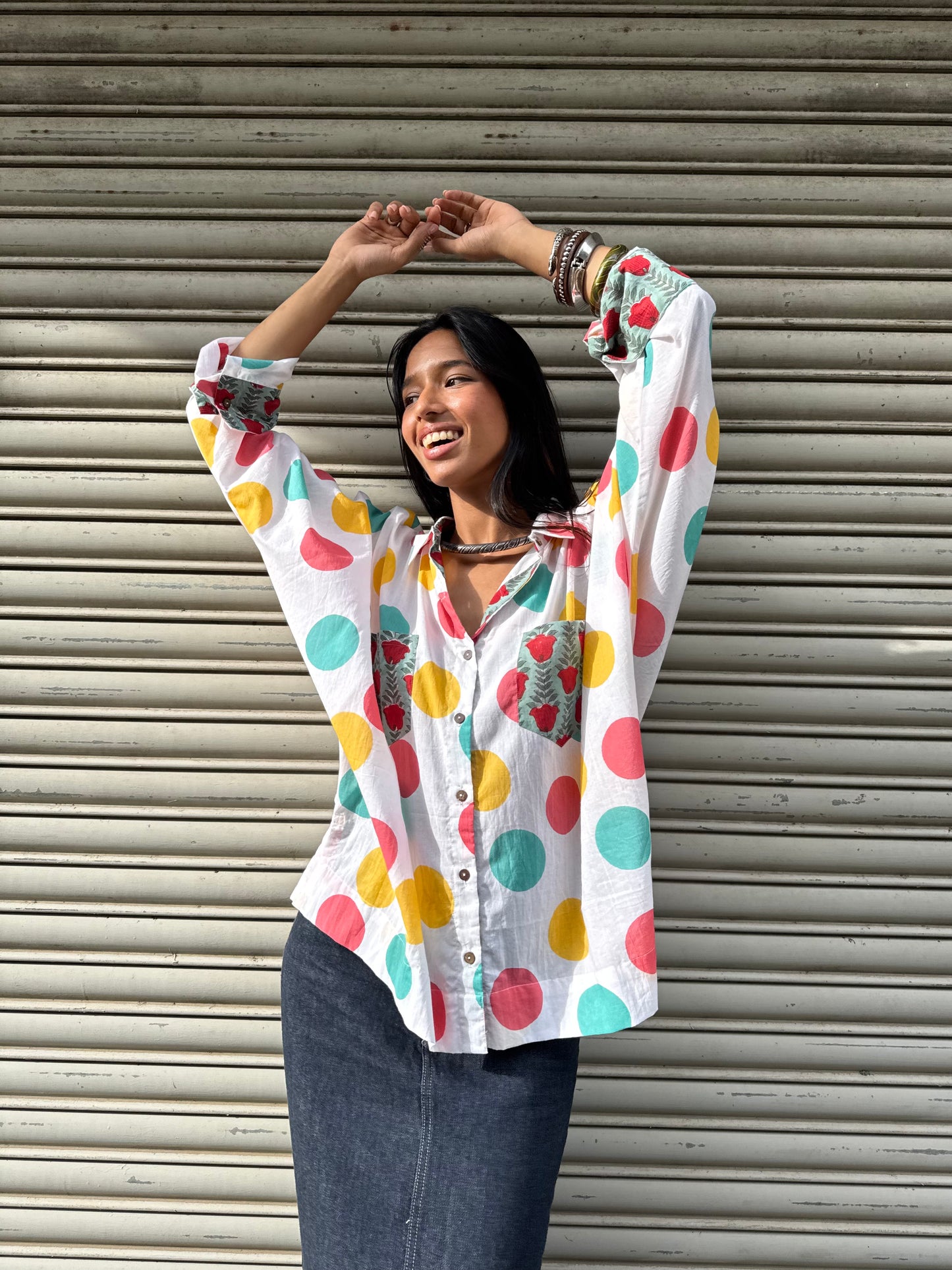 Sprinkles Cotton Shirt