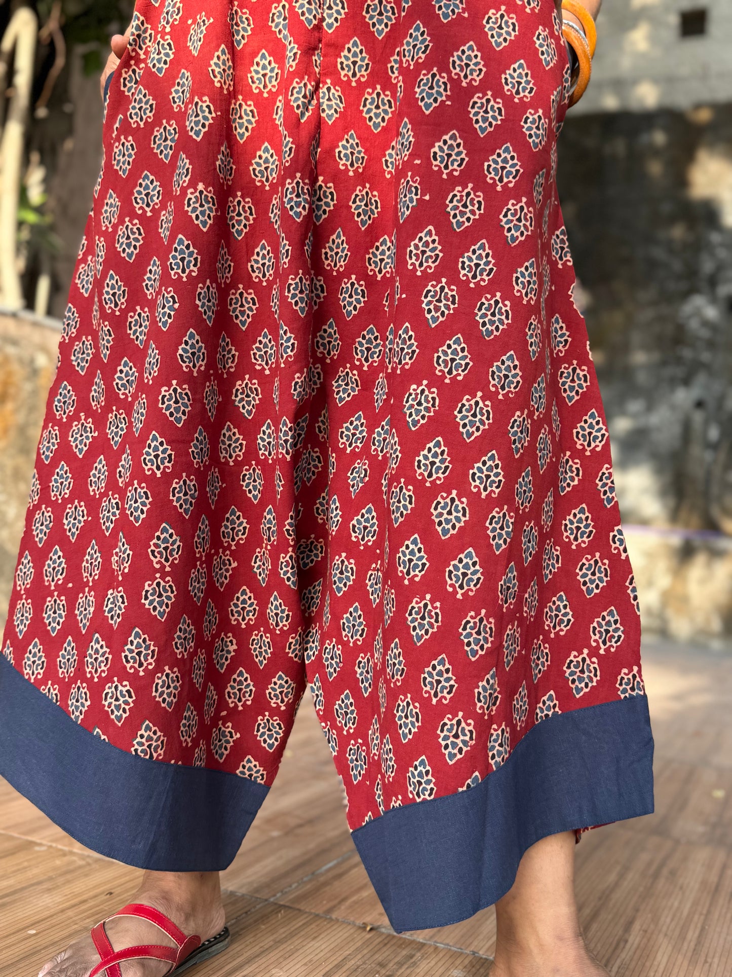 Mud Ajrakh Suhaani Jumpsuit (READY TO DISPATCH)