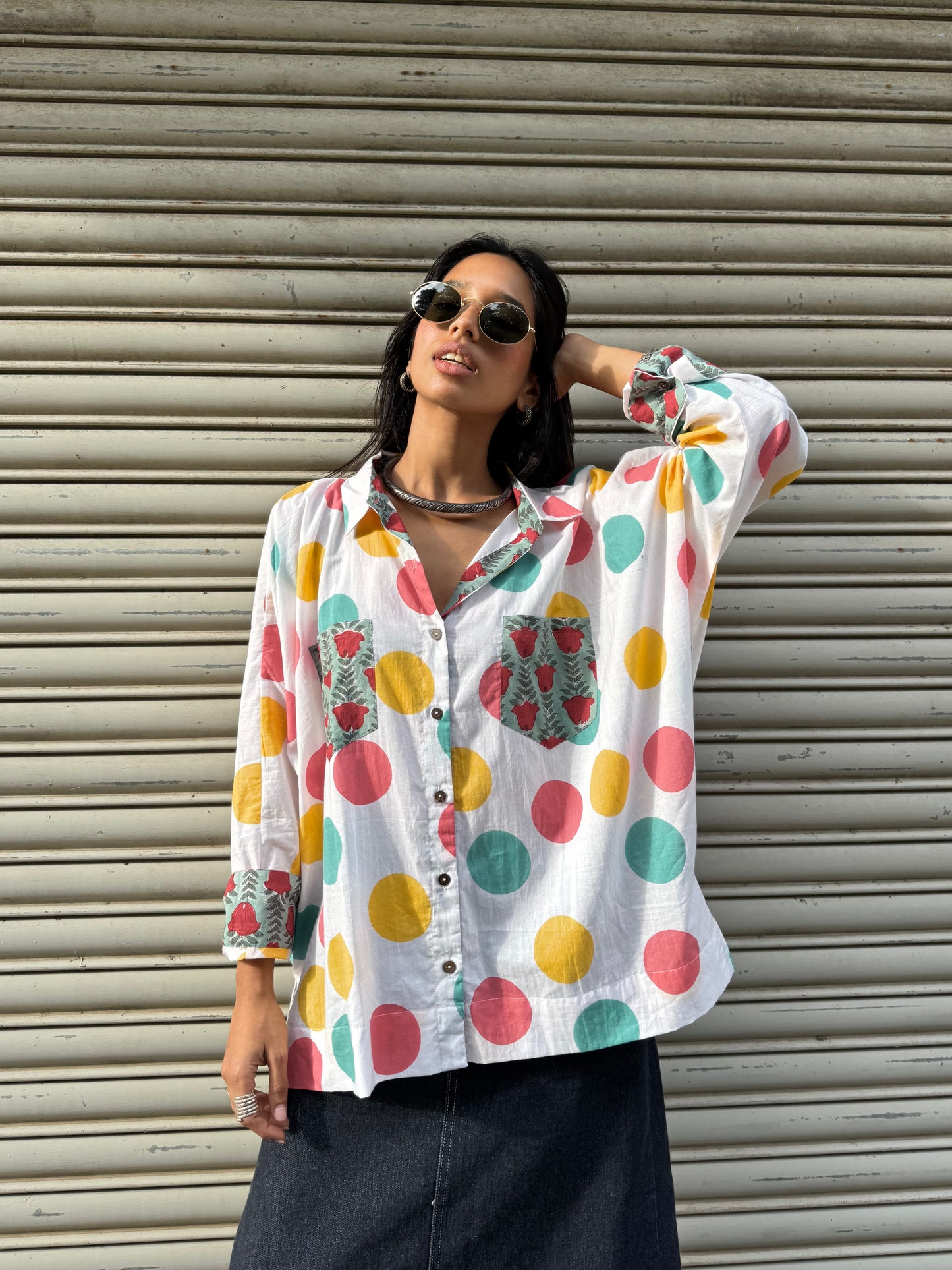 Sprinkles Cotton Shirt