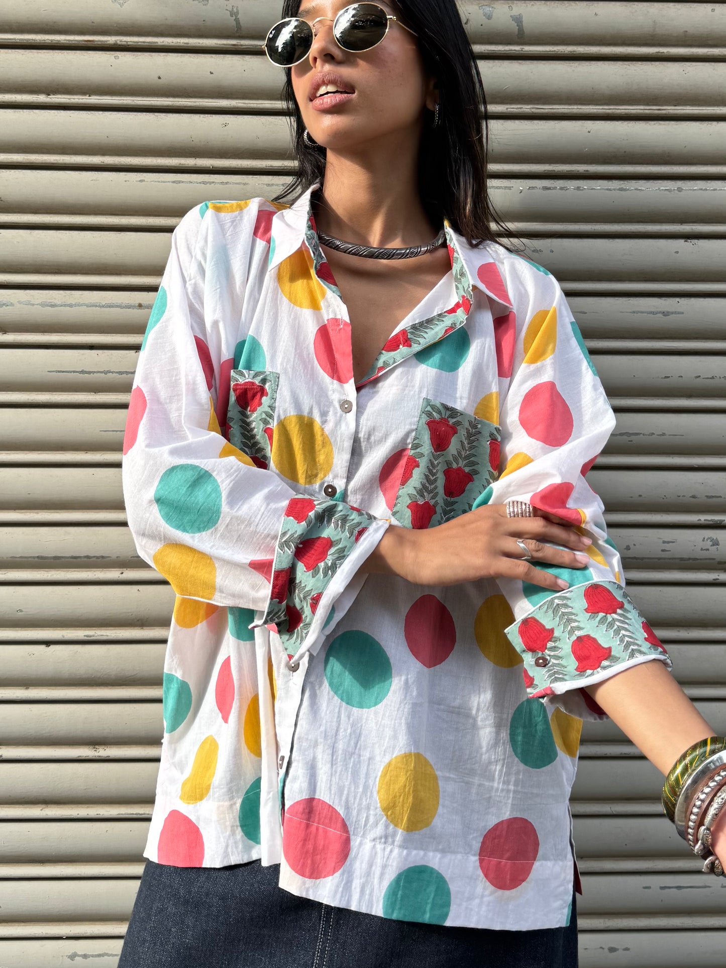 Sprinkles Cotton Shirt
