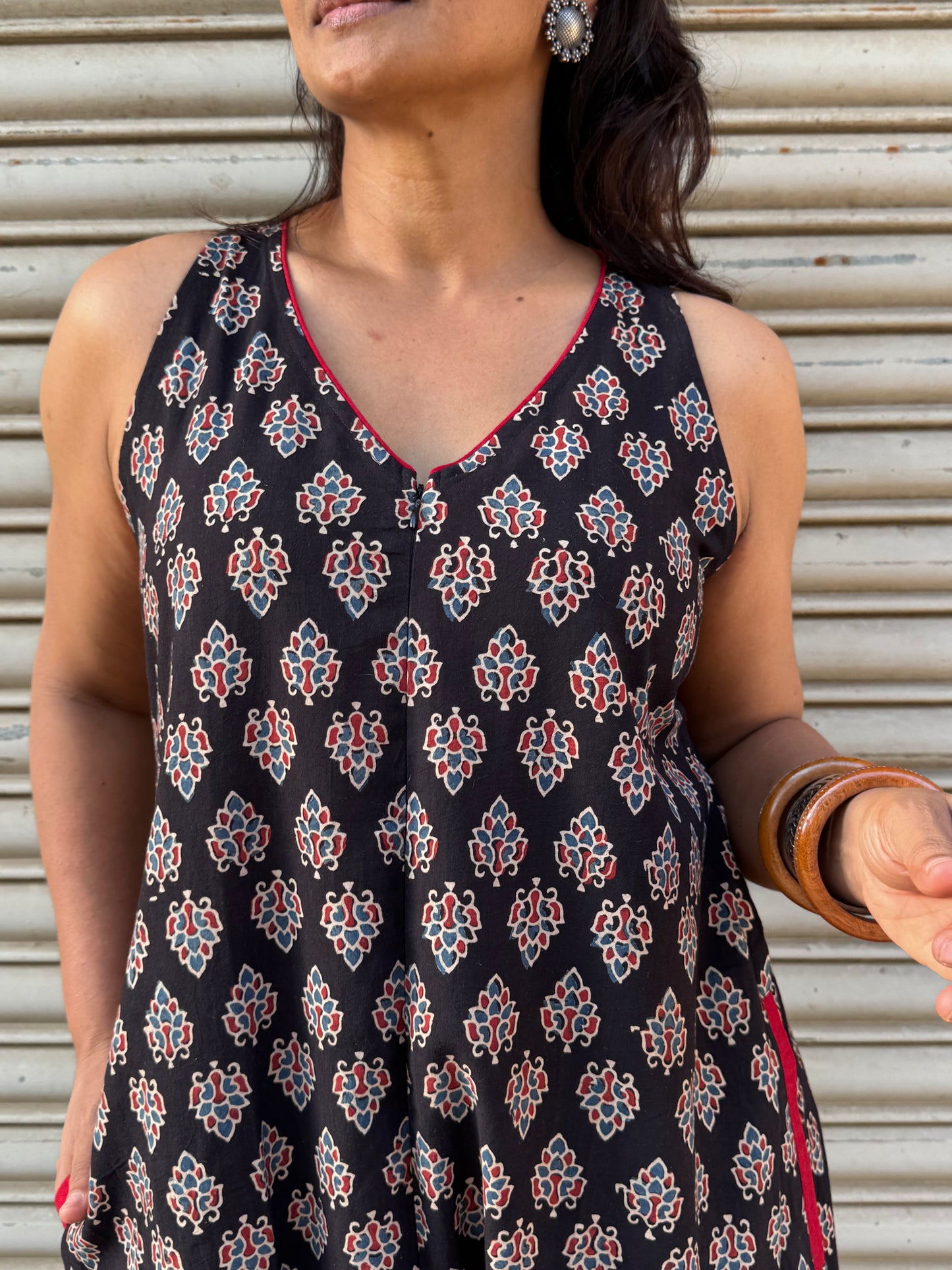 Kalika Ajrakh Suhaani Jumpsuit