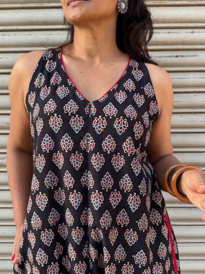 Kalika Ajrakh Suhaani Jumpsuit